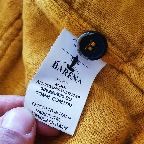 Barena Venezia | VTG Linen Straight Leg Pants, 12 (48 IT) - Picture 6 of 8